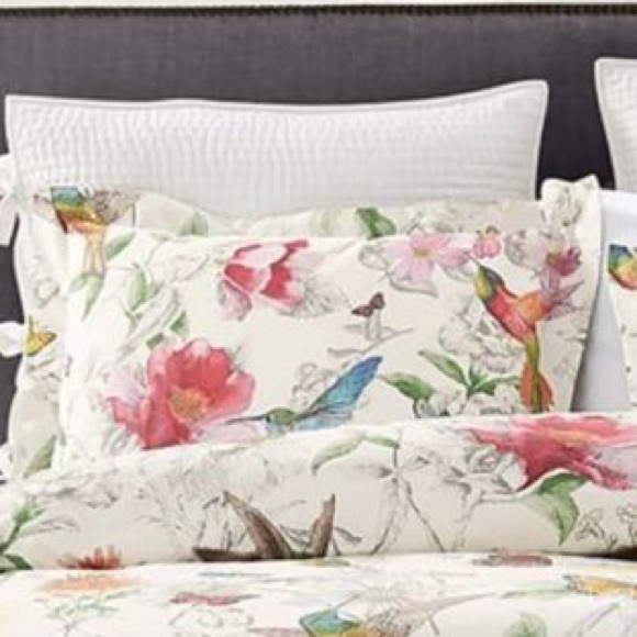 Pottery Barn Bedding New Pottery Barn Hummingbird Reversible Sham